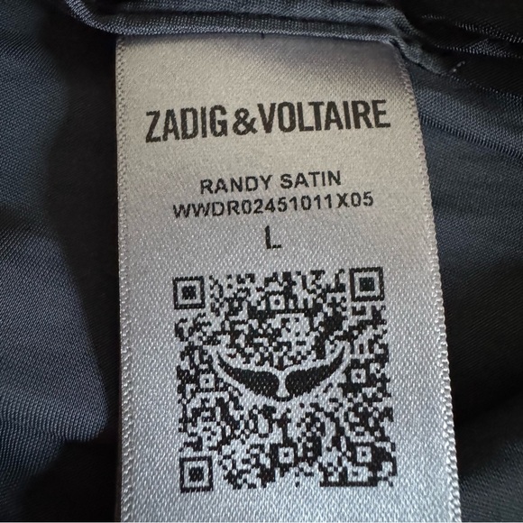 Zadig & Voltaire Randy Satin Mini Dress - Picture 9 of 11